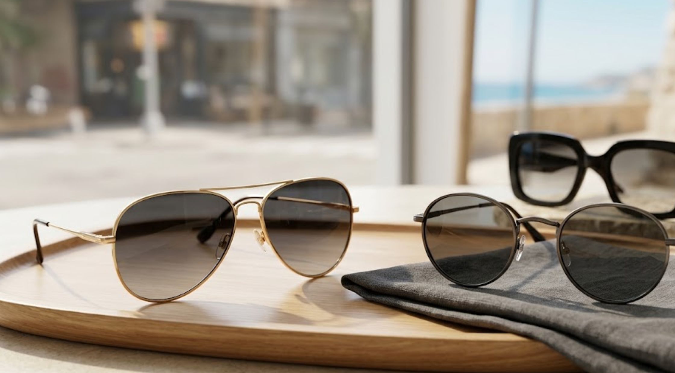 Selecting sunglasses that are comfortable, fashionable, and practical for everyday use. (1)